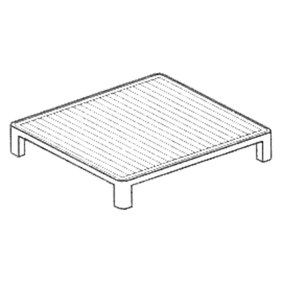 Grilovací plech rýhovaný pro 900 - RM - PRF/9